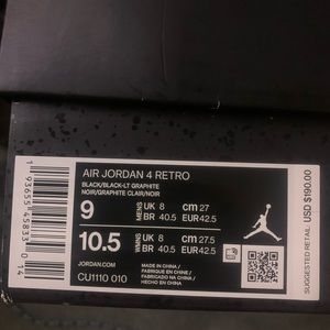 Black Cat retro 4 Size 9